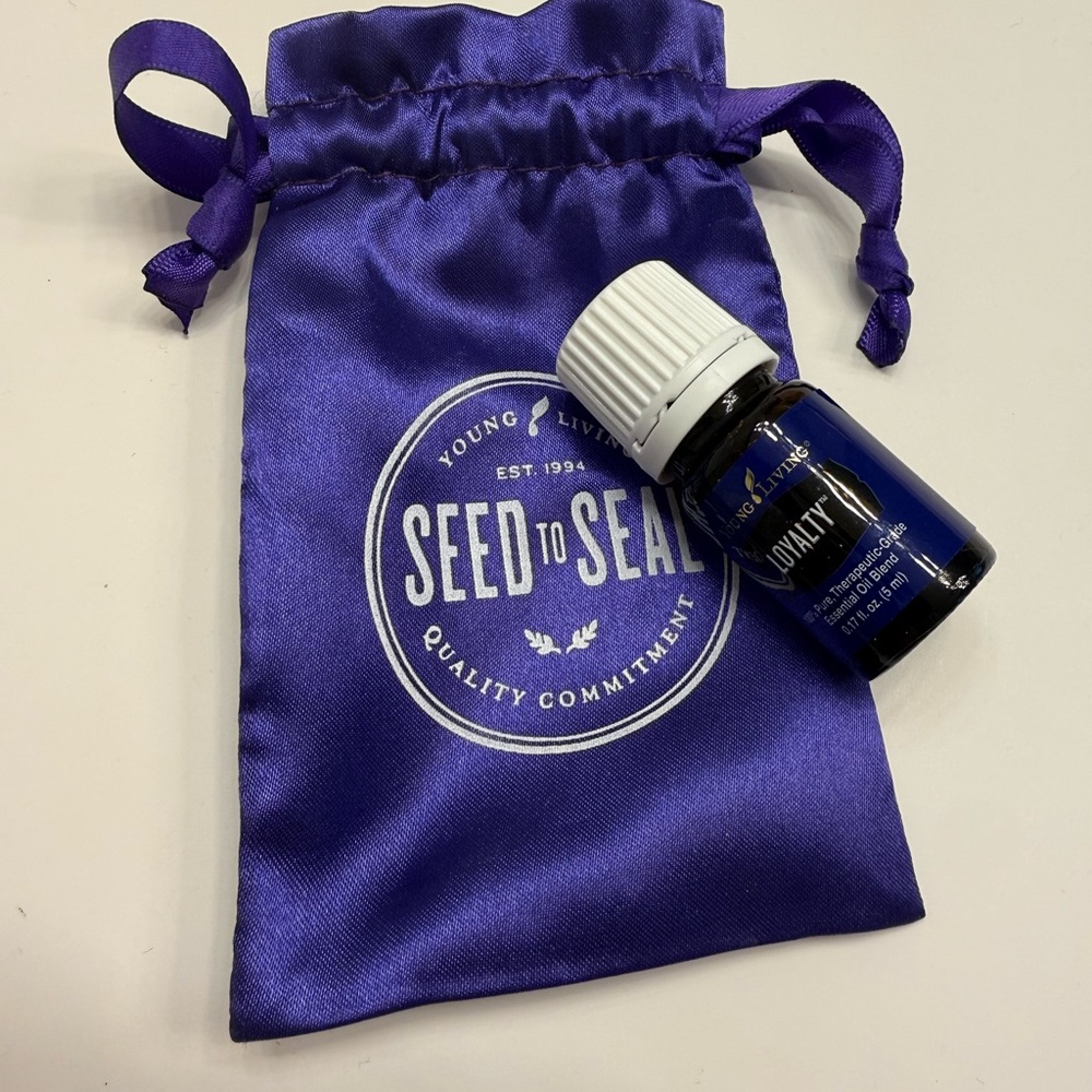 Young Living Sealed 5ml Loyalty Essential Oil with Purple Pouch